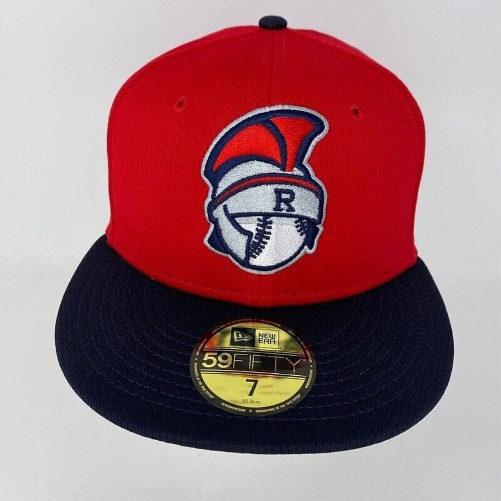 Rome Braves Atlanta BP Hat Fitted Size 7 MILB Minor‎ League Baseball MLB Mens